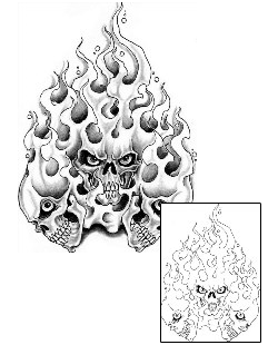 Fire – Flames Tattoo Tattoo Styles tattoo | CIF-00037