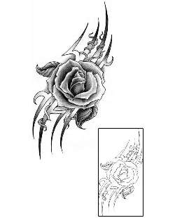 Rose Tattoo Plant Life tattoo | CIF-00062