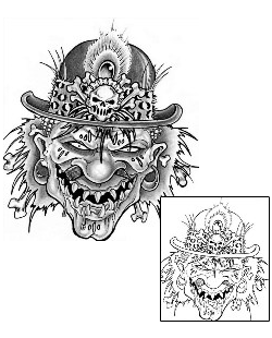 Scary Tattoo Horror tattoo | CIF-00065