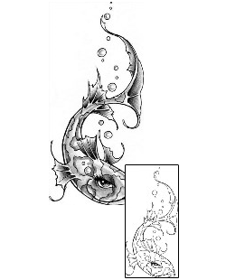 Fish Tattoo Marine Life tattoo | CIF-00077