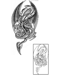 Dragon Tattoo Mythology tattoo | CIF-00084