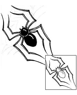 Spider Tattoo Insects tattoo | CIF-00144
