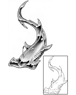 Fish Tattoo Marine Life tattoo | CIF-00161