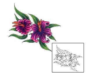 Hibiscus Tattoo Plant Life tattoo | CKF-00016