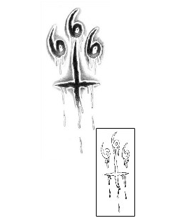 Horror Tattoo Religious & Spiritual tattoo | CKF-00033