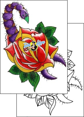 Rose Tattoo plant-life-rose-tattoos-chris-amlie-clf-00040
