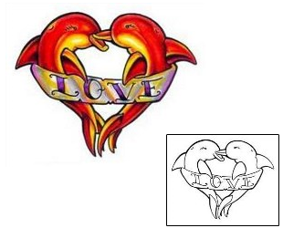 Heart Tattoo For Women tattoo | CMF-00024