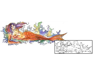 Mermaid Tattoo Mythology tattoo | COF-00055