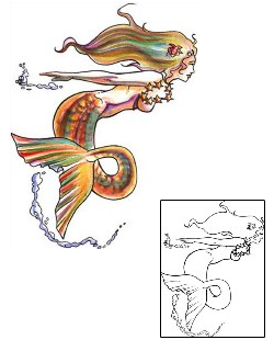 Mermaid Tattoo Mythology tattoo | COF-00063