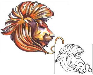 Lion Tattoo Animal tattoo | COF-00137