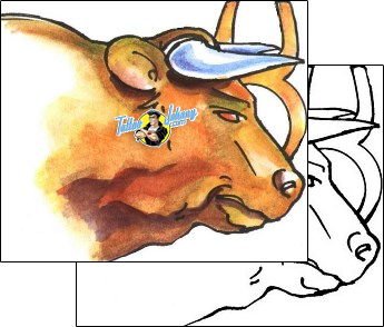 Bull Tattoo animal-bull-tattoos-carlos-marcello-cof-00180