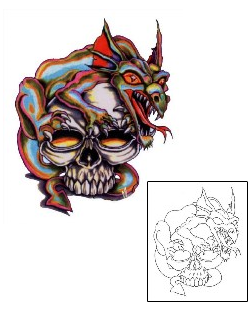 Scary Tattoo Mythology tattoo | CPF-00006