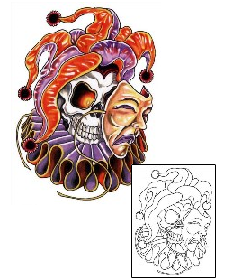 Joker - Jester Tattoo Miscellaneous tattoo | CPF-00026