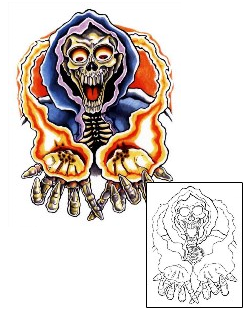 Skeleton Tattoo Miscellaneous tattoo | CPF-00038
