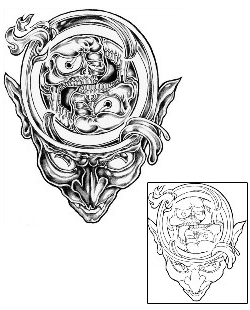 Devil - Demon Tattoo Horror tattoo | CPF-00101