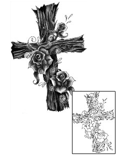 Rose Tattoo Religious & Spiritual tattoo | CQF-00013
