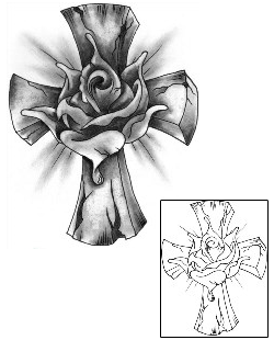 Rose Tattoo Plant Life tattoo | CQF-00030