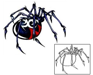 Spider Tattoo Insects tattoo | CRF-00013