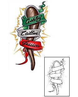In Memory of Tattoo Italian Shoe Horn Tattoo