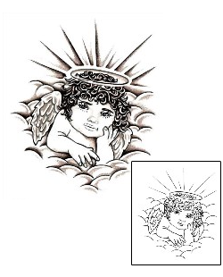 Heavenly Tattoo Religious & Spiritual tattoo | CRF-00277