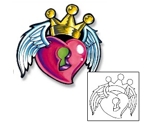 Heart Tattoo For Women tattoo | CSF-00012