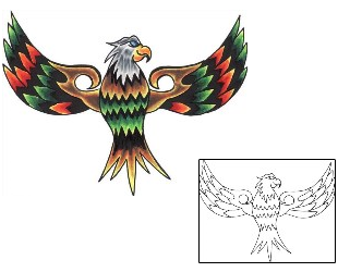 Eagle Tattoo For Women tattoo | CUF-00022