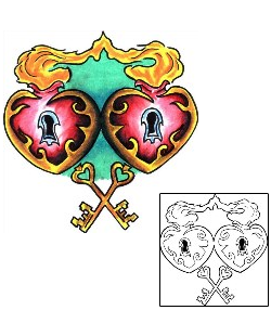 Sacred Heart Tattoo Religious & Spiritual tattoo | CUF-00056