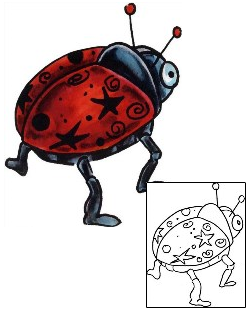 Ladybug Tattoo Insects tattoo | CVF-00010