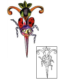 Ladybug Tattoo Insects tattoo | CVF-00016