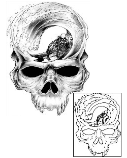 Skull Tattoo Horror tattoo | CXF-00035