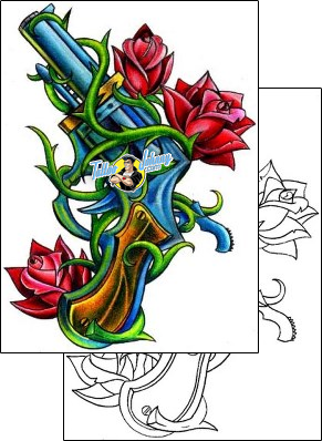 Rose Tattoo plant-life-rose-tattoos-joey-chavez-cxf-00073