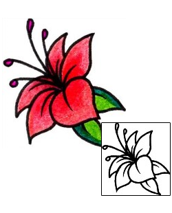 Hibiscus Tattoo Plant Life tattoo | CYF-00004