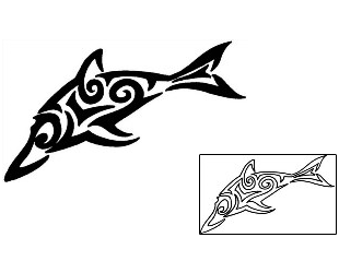Dolphin Tattoo Tattoo Styles tattoo | CYF-00456