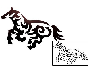 Horse Tattoo Tattoo Styles tattoo | CYF-00597