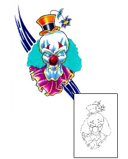 Clown Tattoo Mythology tattoo | D1F-00016