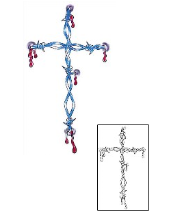 Barbed Wire Tattoo Religious & Spiritual tattoo | D1F-00019