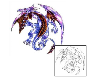 Dragon Tattoo Mythology tattoo | D1F-00034