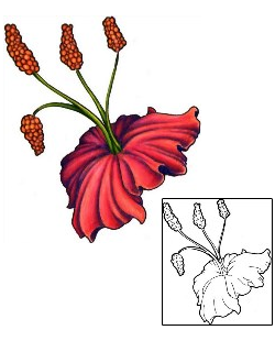 Hibiscus Tattoo Plant Life tattoo | DAF-00014