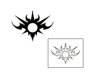 Sun Tattoo Specific Body Parts tattoo | DBF-00007