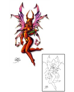 Devil - Demon Tattoo Tegan Fairy Tattoo