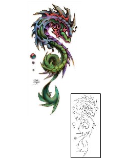 Dragon Tattoo Mythology tattoo | DBF-00168