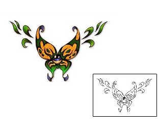 Butterfly Tattoo Insects tattoo | DBF-00175