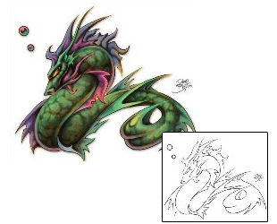 Dragon Tattoo Mythology tattoo | DBF-00226