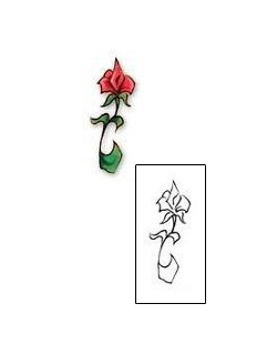 Flower Tattoo Plant Life tattoo | DBF-00260