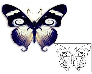 Butterfly Tattoo Insects tattoo | DBF-00270