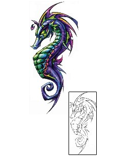 Seahorse Tattoo Tattoo Styles tattoo | DBF-00735