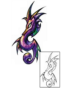 Seahorse Tattoo Tattoo Styles tattoo | DBF-00771