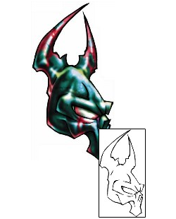 Devil - Demon Tattoo Specific Body Parts tattoo | DBF-00867