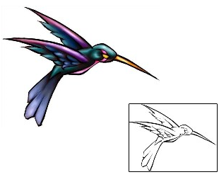 Hummingbird Tattoo Animal tattoo | DBF-00926