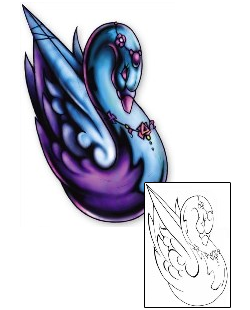 Swan Tattoo Animal tattoo | DBF-01008